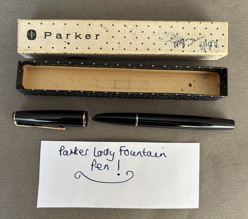 Vintage black parker lady - parker,